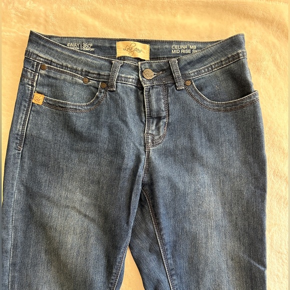 Skinny jeans in dark blue with wash - Picture 4 of 4